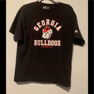 Men’s Russell Georgia Bulldogs Tee Sz L